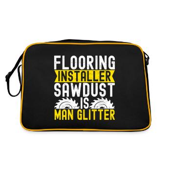 liesenleger Bodenleger - Retro Tasche - Schwarz/Gold - Hinten