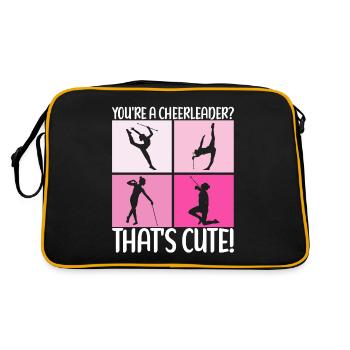 Majorette Gymnastics Majorettes Baton Twirling - Retro Bag - black/gold - Back