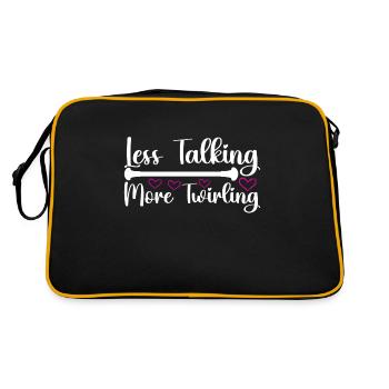 Majorette Gymnastics Majorettes Baton Twirling - Retro Bag - black/gold - Back