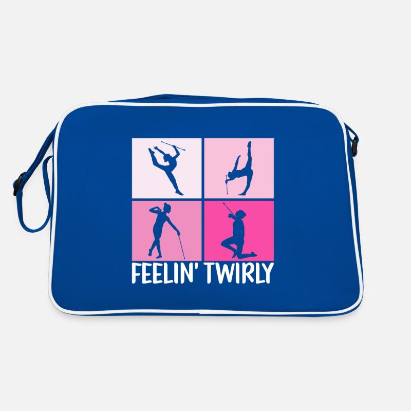 Majorettenturnen Majoretten Baton Twirling Retro Tasche