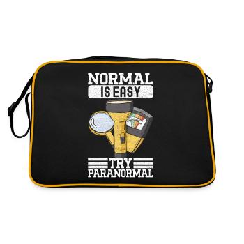 Enquêteur paranormal Chasse aux fantômes - Sac Retro - noir/or - Dos