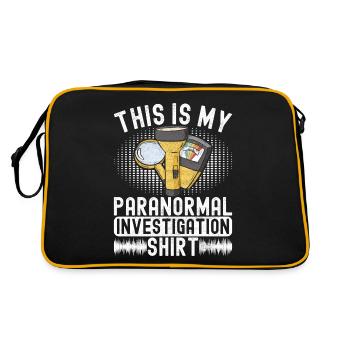 Enquêteur paranormal Chasse aux fantômes - Sac Retro - noir/or - Dos