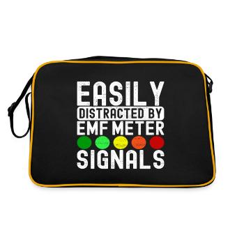 Enquêteur paranormal Chasse aux fantômes - Sac Retro - noir/or - Dos