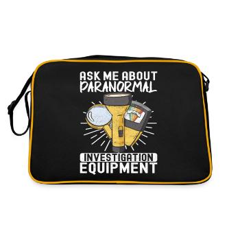 Enquêteur paranormal Chasse aux fantômes - Sac Retro - noir/or - Dos