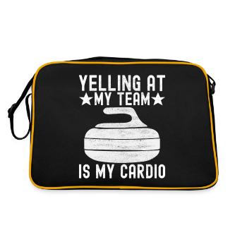 Curling Curling Players - Retro Bag - black/gold - Back