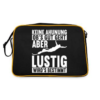 Bungee Bungeespringer - Retro Tasche - Schwarz/Gold - Hinten