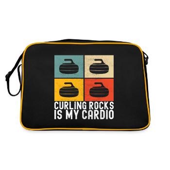 Curling Curling Players - Retro Bag - black/gold - Back