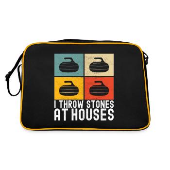 Curling Curling Players - Retro Bag - black/gold - Back