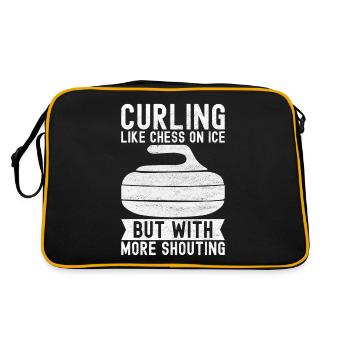 Curling Curling Players - Retro Bag - black/gold - Back