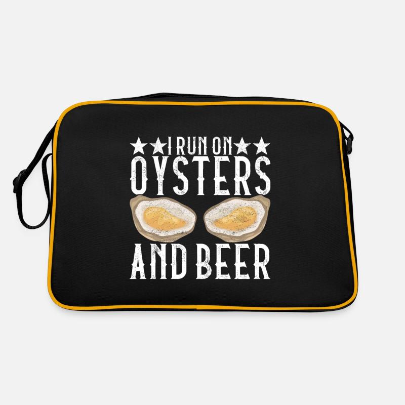 Austern Austernliebhaber Retro Tasche