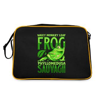 Grenouille Maki Verte - Sac Retro - noir/or - Dos