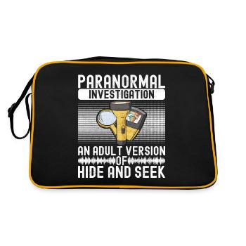 Enquêteur paranormal Chasse aux fantômes - Sac Retro - noir/or - Dos