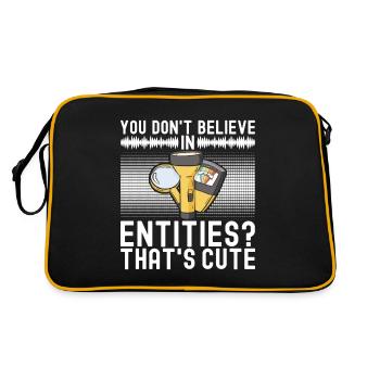 Enquêteur paranormal Chasse aux fantômes - Sac Retro - noir/or - Dos