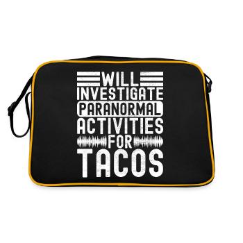 Enquêteur paranormal Chasse aux fantômes - Sac Retro - noir/or - Dos