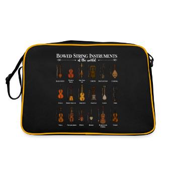 Various String Instruments - Retro Bag - black/gold - Back