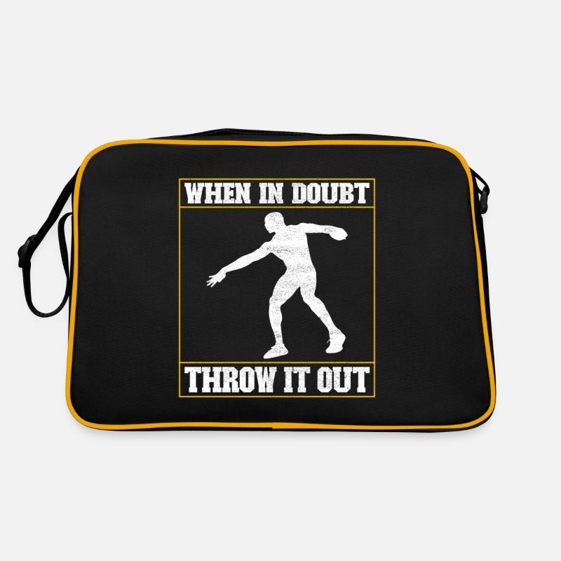 Discus thrower discus throw Retro Bag