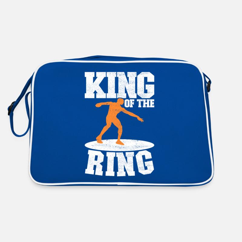 Diskuswerfer Diskuswerfen Retro Tasche