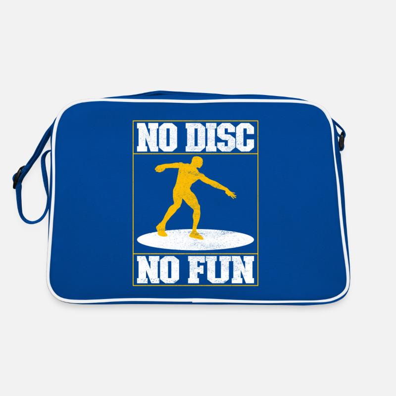 Diskuswerfer Diskuswerfen Retro Tasche