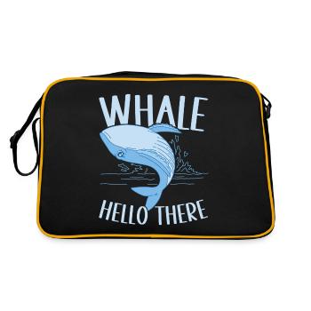 Whales Whale - Retro Bag - black/gold - Back
