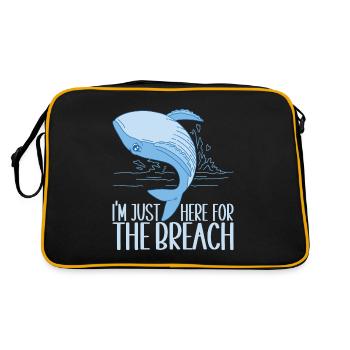 Whales Whale - Retro Bag - black/gold - Back