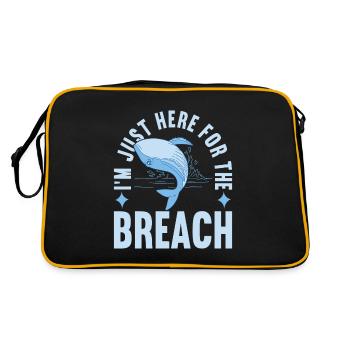 Whales Whale - Retro Bag - black/gold - Back