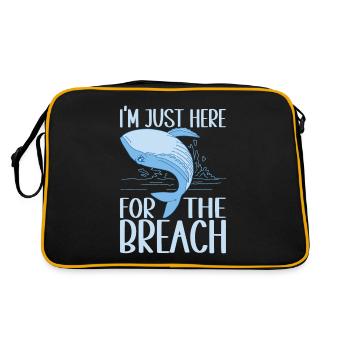 Whales Whale - Retro Bag - black/gold - Back