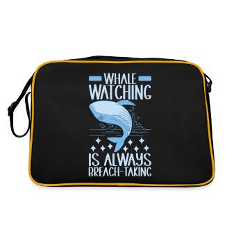 Baleines Baleine - Sac Retro - noir/or - Dos