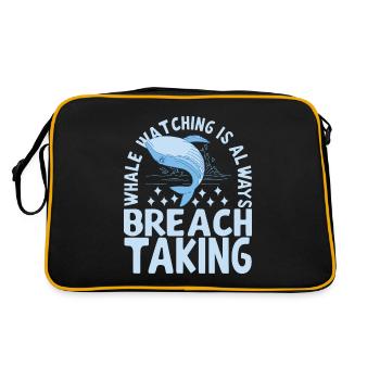 Whales Whale - Retro Bag - black/gold - Back