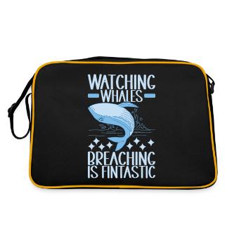 Baleines Baleine - Sac Retro - noir/or - Dos