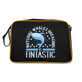Whales Whale - Retro Bag - black/gold - Back
