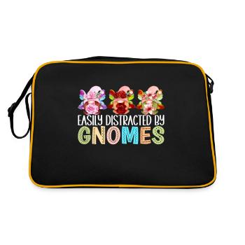 Nains de jardin Jardinage - Sac Retro - noir/or - Dos