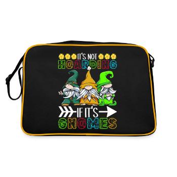Nains de jardin Jardinage - Sac Retro - noir/or - Dos