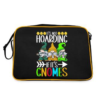 Nains de jardin Jardinage - Sac Retro - noir/or - Dos