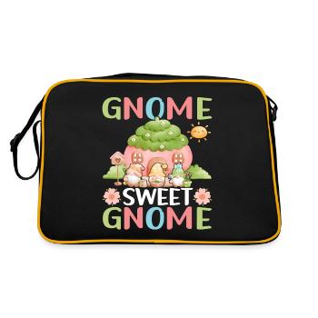 Nains de jardin Jardinage - Sac Retro - noir/or - Dos