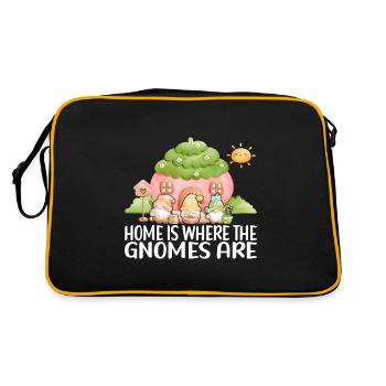 Nains de jardin Jardinage - Sac Retro - noir/or - Dos