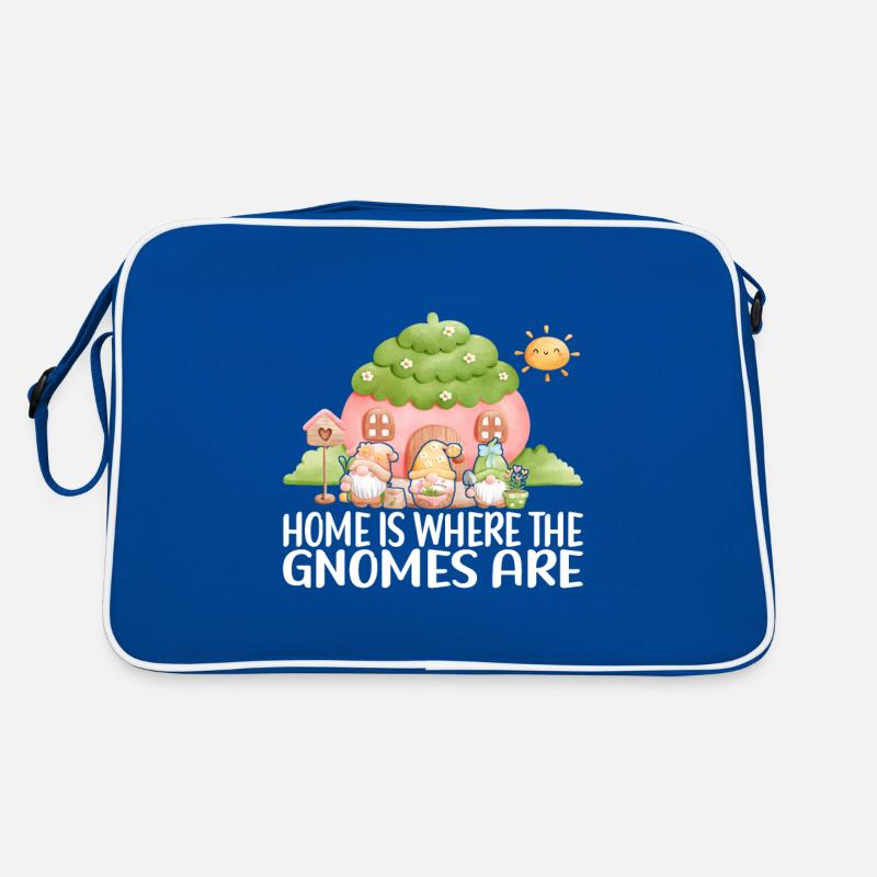 Gartenzwerge Gartenarbeit Retro Tasche