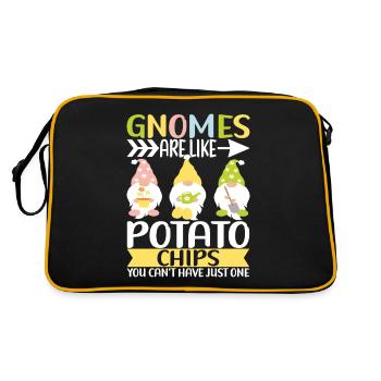 Nains de jardin Jardinage - Sac Retro - noir/or - Dos