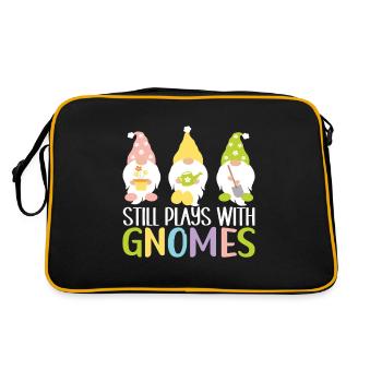 Nains de jardin Jardinage - Sac Retro - noir/or - Dos