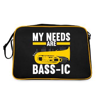 Tuba Tubiste - Sac Retro - noir/or - Dos