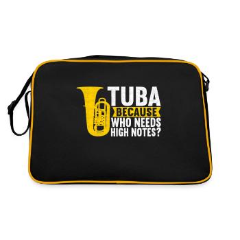 Tuba Tubiste - Sac Retro - noir/or - Dos
