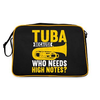 Tuba Tubiste - Sac Retro - noir/or - Dos