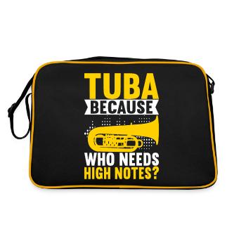 Tuba Tubiste - Sac Retro - noir/or - Dos