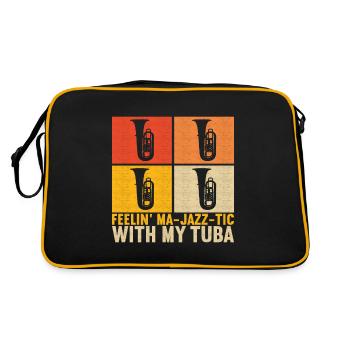 Tuba Tubiste - Sac Retro - noir/or - Dos