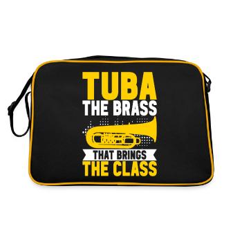 Tuba Tubiste - Sac Retro - noir/or - Dos