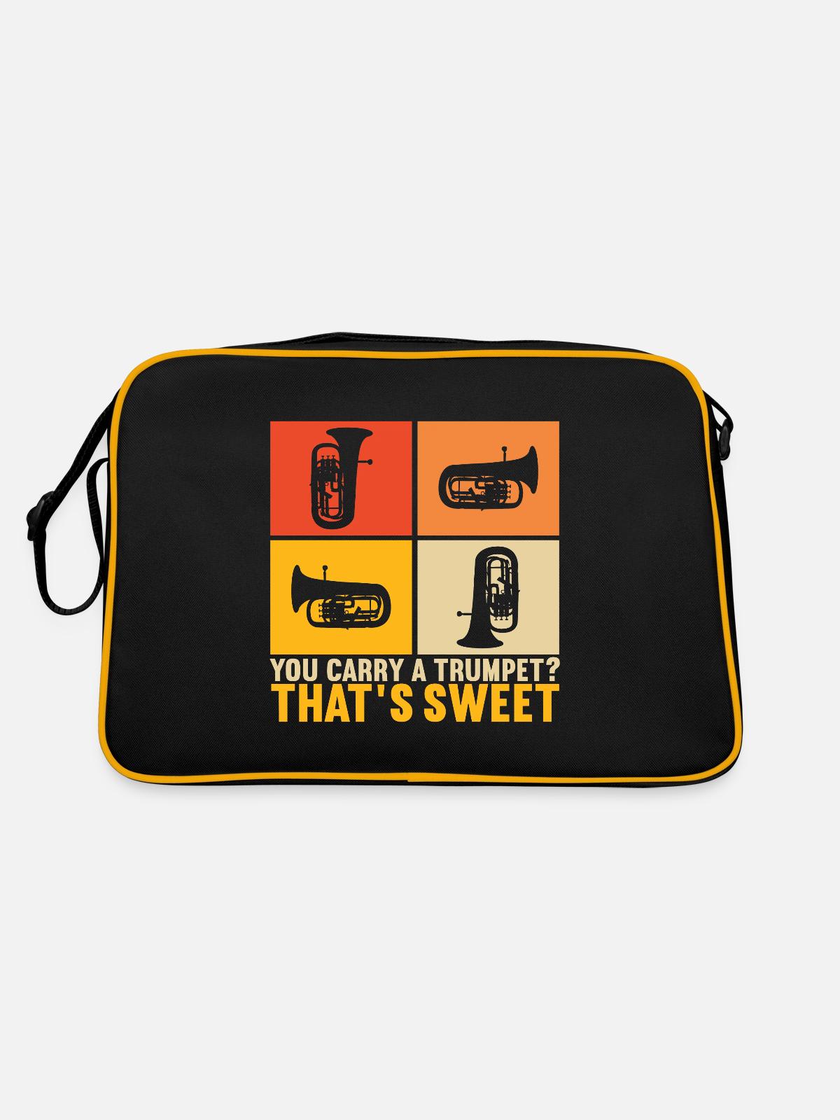Euphonium Euphonium Player - Retro Bag - black/gold - Back