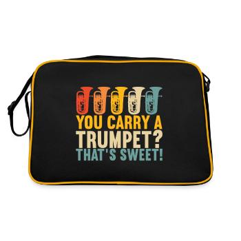 Euphonium Joueur d’euphonium - Sac Retro - noir/or - Dos