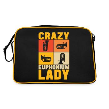 Euphonium Joueur d’euphonium - Sac Retro - noir/or - Dos