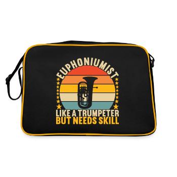 Euphonium Joueur d’euphonium - Sac Retro - noir/or - Dos