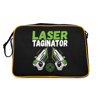 Laser Tag Anniversaire Laser Tag Joueur - Sac Retro - noir/or - Dos