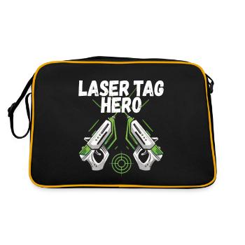 Laser Tag Anniversaire Laser Tag Joueur - Sac Retro - noir/or - Dos